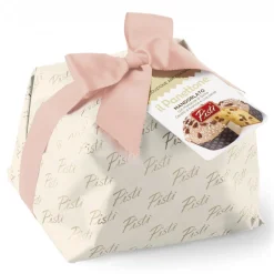 Pistì - Artisan Panettone with Almonds - Hand Wrapped Artisan Panettone - Avvenice