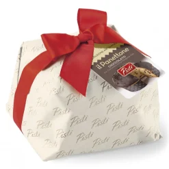 Pistì - Artisan Panettone with Chocolate Covered with Dark Chocolate 70% - Hand Wrapped Artisan Panettone - Avvenice