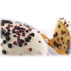 Pistì - Artisan Panettone with Berries Covered with White Chocolate - Hand Wrapped Artisan Panettone - Avvenice