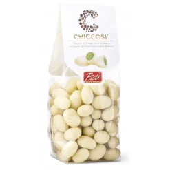 Pistì - Chiccosi - Pistachio Beans Covered with White Chocolate - Fine Pastry Hand Wrapped - Avvenice