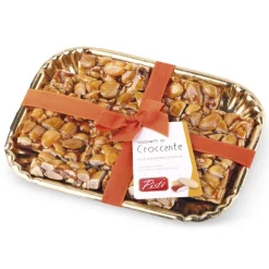 Pistì - Crunchy Pieces with Sicilian Almond - Fine Pastry in Elegance Tray - Avvenice