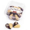Pistì - Heart Kuki - Almond Sicilian Cookies with Pistachio and Dark Chocolate 70 % - Fine Pastry in Open and Close Box - Avvenice