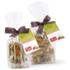 Pistì - Pieces of Crunchy with Sicilian Pistachio and Almonds with White Chocolate - Fine Pastry in Envelope with Bow - 100 g - Avvenice
