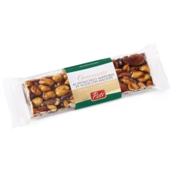 Pistì - Pieces of Crunchy with Sicilian Pistachio and Sicilian Almond with Peanuts - Fine Pastry in Flow Pack - Avvenice