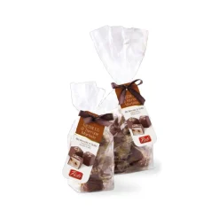 Pistì - Soft Nougat Chunks with Sicilian HazelnutsCovered with Milk Chocolate - Fine Pastry in Envelope with Bow - 200 g - Avvenice