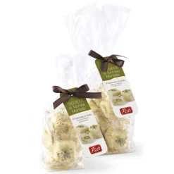 Pistì - Soft Nougat Chunks with Sicilian Pistachio Covered with White Chocolate - Fine Pastry in Envelope with Bow - 200 g - Avvenice