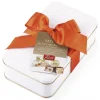Pistì - Soft Nougat Sicilian Chunks Mixed - Fine Pastry in Blanca Gift Box - Avvenice