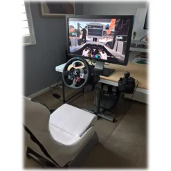 Playseat® Evolution White - UK Version - Pro Racing Seat - PC - PS - XBOX - Real Simulation - Gaming - Play Station - PS5 - Avvenice