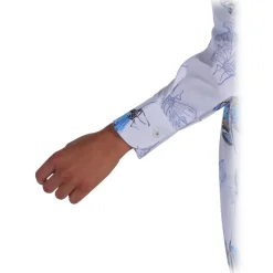 Poggianti 1985 - Blue Floral Shirt with Soft Collar - Handmade in Italy - New Luxury Exclusive Collection - Avvenice