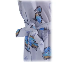 Poggianti 1985 - Blue Floral Shirt with Soft Collar - Handmade in Italy - New Luxury Exclusive Collection - Avvenice