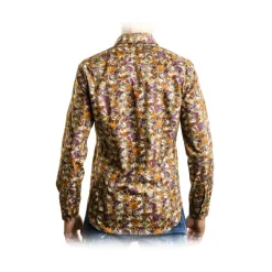 Poggianti 1985 - Checked Pattern Shirt - Handmade in Italy - New Luxury Exclusive Collection - Avvenice