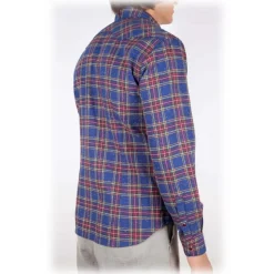 Poggianti 1985 - Checked Shirt - Handmade in Italy - New Luxury Exclusive Collection - Avvenice