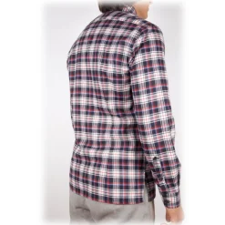 Poggianti 1985 - Checked Shirt - Handmade in Italy - New Luxury Exclusive Collection - Avvenice