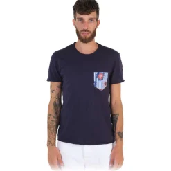 Poggianti 1985 - Cotton T-Shirt 957-02 Blue - Handmade in Italy - New Luxury Exclusive Collection - Avvenice