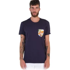 Poggianti 1985 - Cotton T-Shirt 853-01 Blue - Handmade in Italy - New Luxury Exclusive Collection - Avvenice