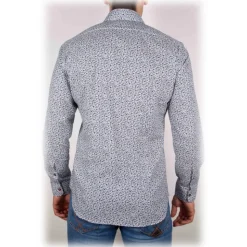 Poggianti 1985 - Fancy French Collar Shirt - Handmade in Italy - New Luxury Exclusive Collection - Avvenice