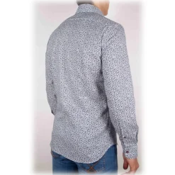 Poggianti 1985 - Fancy French Collar Shirt - Handmade in Italy - New Luxury Exclusive Collection - Avvenice