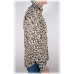 Poggianti 1985 - Fancy French Collar Shirt - Handmade in Italy - New Luxury Exclusive Collection - Avvenice