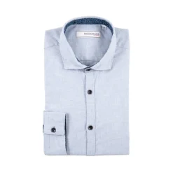 Poggianti 1985 - Flannel Shirt with Fantasy Contrasts - Handmade in Italy - New Luxury Exclusive Collection - Avvenice