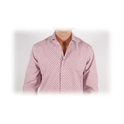 Poggianti 1985 - French Collar Fancy Shirt - Handmade in Italy - New Luxury Exclusive Collection - Avvenice