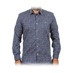 Poggianti 1985 - Italian Collar Patterned Shirt - Handmade in Italy - New Luxury Exclusive Collection - Avvenice