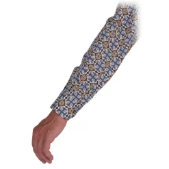 Poggianti 1985 - Light Blue / Brown Patterned Shirt with Soft Collar - Handmade in Italy - New Luxury Exclusive Collection - Avvenice