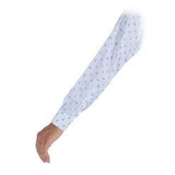 Poggianti 1985 - Light Blue / White Patterned Soft Collar Shirt - Handmade in Italy - New Luxury Exclusive Collection - Avvenice