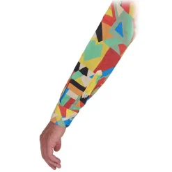 Poggianti 1985 - Multicolor Geometric Fantasy Shirt, Korean Collar - Handmade in Italy - New Luxury Exclusive Collection - Avvenice