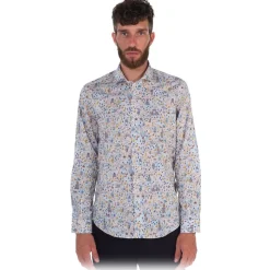 Poggianti 1985 - Multicolored Soft Collar Patterned Shirt - Handmade in Italy - New Luxury Exclusive Collection - Avvenice