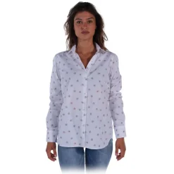 Poggianti 1985 - White Floral Shirt with Soft Collar - Handmade in Italy - New Luxury Exclusive Collection - Avvenice