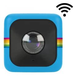 Polaroid - Polaroid Cube+ Live Streaming Wi-Fi Mini Lifestyle Action Camera - Full HD 1440p - Action Sports Cameras - Blue - Avvenice