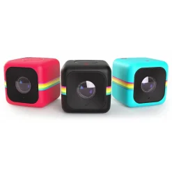 Polaroid - Polaroid Cube+ Live Streaming Wi-Fi Mini Lifestyle Action Camera - Full HD 1440p - Action Sports Cameras - Red - Avvenice