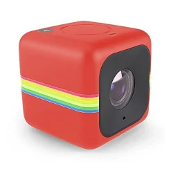 Polaroid - Polaroid Cube Lifestyle Action Camera - Full HD 1080p - Action Sports Cameras - Red - Avvenice