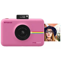 Polaroid - Polaroid Snap Touch Instant Print Digital Camera With LCD Display (Pink) with Zink Zero Ink Printing Technology - Avvenice