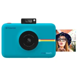 Polaroid - Polaroid Snap Touch Instant Print Digital Camera With LCD Display (Blue) with Zink Zero Ink Printing Technology - Avvenice