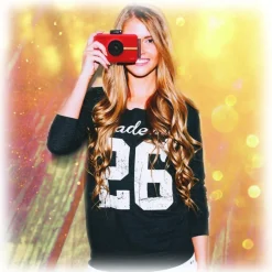 Polaroid - Polaroid Snap Touch Instant Print Digital Camera With LCD Display (Blue) with Zink Zero Ink Printing Technology - Avvenice