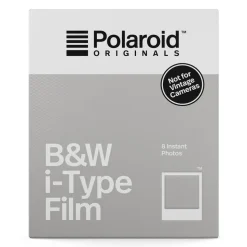 Polaroid Originals - B&W Film for i-Type - Classic White Frame - Film for Polaroid Originals i-Type Cameras - OneStep 2 - Avvenice