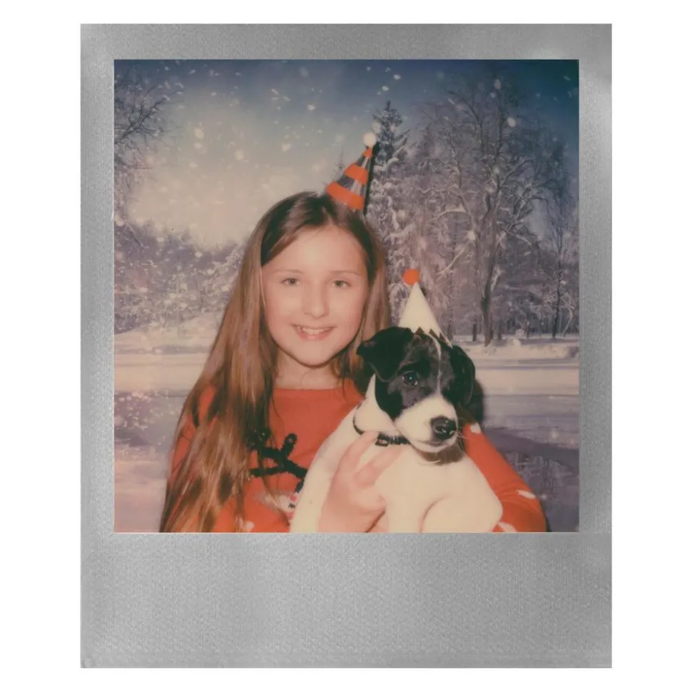 Polaroid Originals - Color Film for 600 - Silver Frame - Film for Polaroid Originals 600 Cameras - OneStep 2 - Avvenice