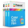 Polaroid Originals - Tripe Pack Film for 600 Rainbow - Color Frame - Film for Polaroid Originals 600 Cameras - OneStep 2 - Avvenice
