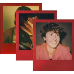 Polaroid Originals - Triple Pack Color Film for 600 - Metallic Red Frame - Film for Polaroid Originals 600 Cameras - OneStep 2 - Avvenice