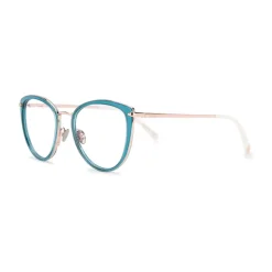 Pomellato - Cat Eye Optical Glasses - Blue Gold - Pomellato Eyewear - Avvenice