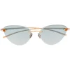 Pomellato - Cat Eye Sunglasses - Grey Rose Gold - Pomellato Eyewear - Avvenice