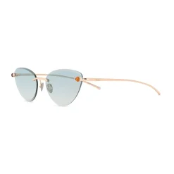 Pomellato - Cat Eye Sunglasses - Grey Rose Gold - Pomellato Eyewear - Avvenice