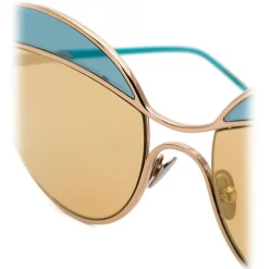 Pomellato - Cat Eye Sunglasses - Gold Blu - Pomellato Eyewear - Avvenice