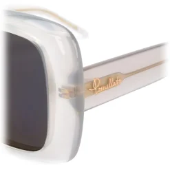 Pomellato - Oversize Frame Sunglasses - White Silver - Pomellato Eyewear - Avvenice
