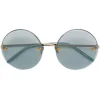 Pomellato - Round Sunglasses - Light Blue Gold - Pomellato Eyewear - Avvenice