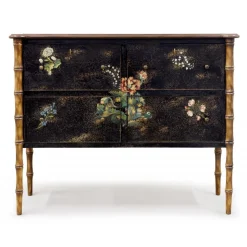 Porte Italia Interiors - Lombardia Bamboo Chest of Drawers - Chest - Special Bamboo Chest - Avvenice