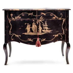 Porte Italia Interiors - Serenissima Cabinet - Chest - Special Venetian Black Chest - Avvenice