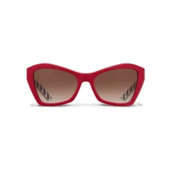 Prada - Cat Eye Sunglasses - Ruby Red Sandy Beige - Prada Collection - Sunglasses - Prada Eyewear - Avvenice