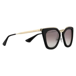 Prada - Prada Cinéma - Black Cat Eye Bold Sunglasses - Prada Cinéma Collection - Sunglasses - Prada Eyewear - Avvenice